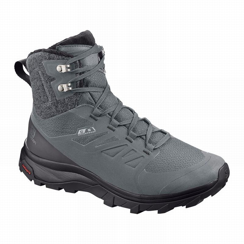 Salomon Israel OUTBLAST TS CSWP W - Womens Winter Boots - Grey (YKAD-12475)